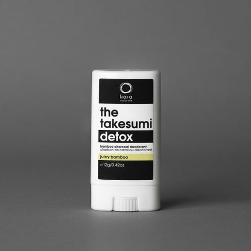 TRAVEL SIZE | CHARCOAL DEODORANT | JUICY BAMBOO (CITRUS BLEND) the takesumi detox