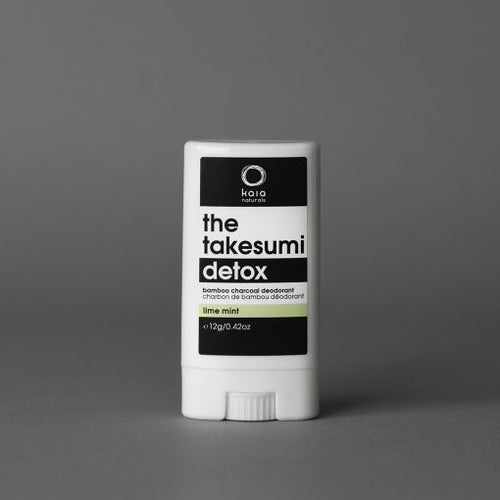 TRAVEL SIZE | CHARCOAL DEODORANT | LIME MINT the takesumi detox