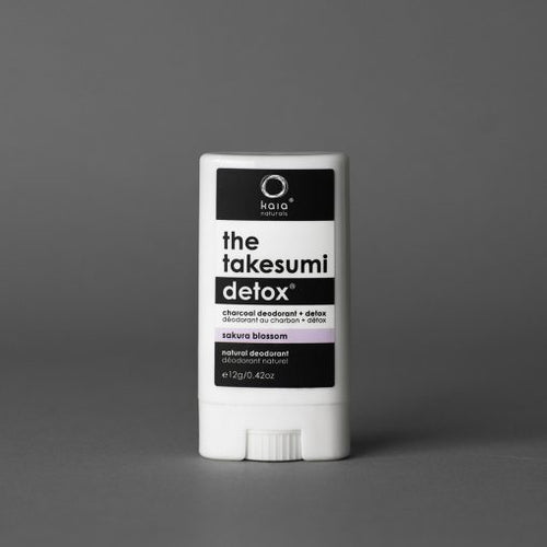 TRAVEL SIZE | CHARCOAL DEODORANT | SAKURA BLOSSOM the takesumi detox